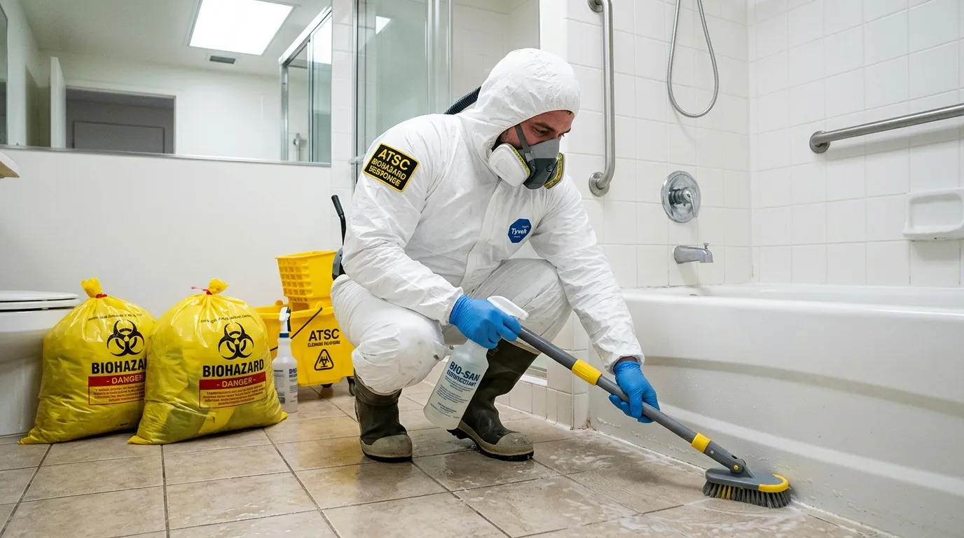 Decontamination equipment deployed for Blood Cleanup in Galena Park